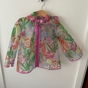 Toddler Rain Jacket Floral Gap